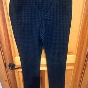 Women’s Ralph Lauren Navy Checkered Pants